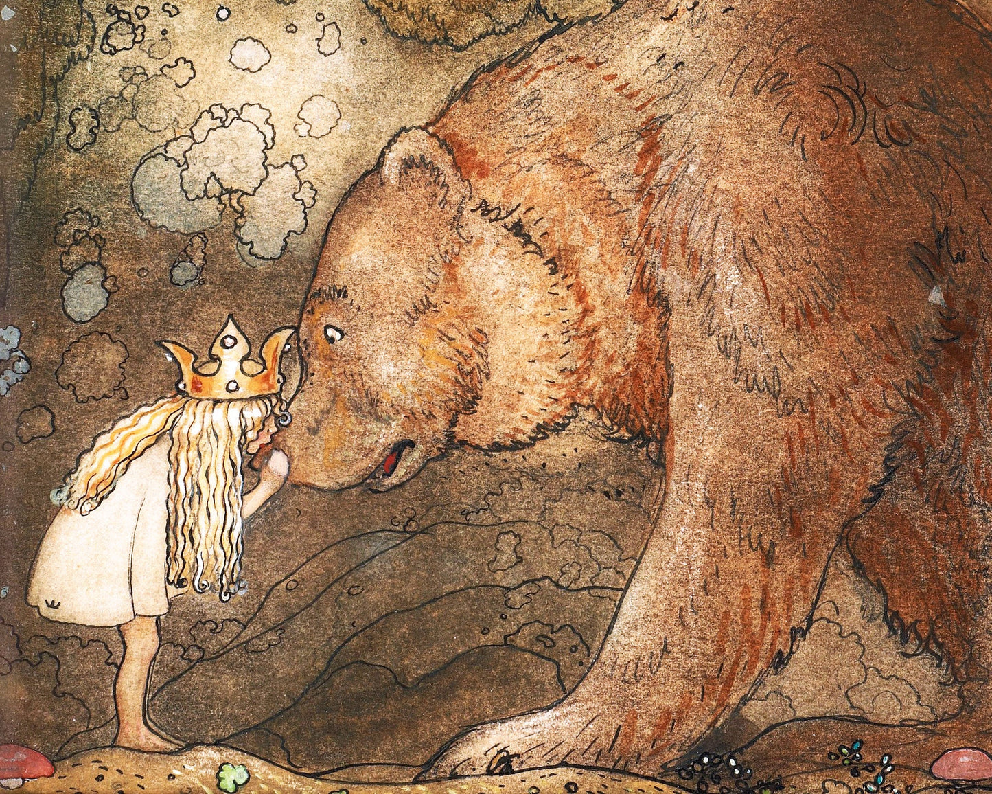 Princess Kissing a Bear | 1907