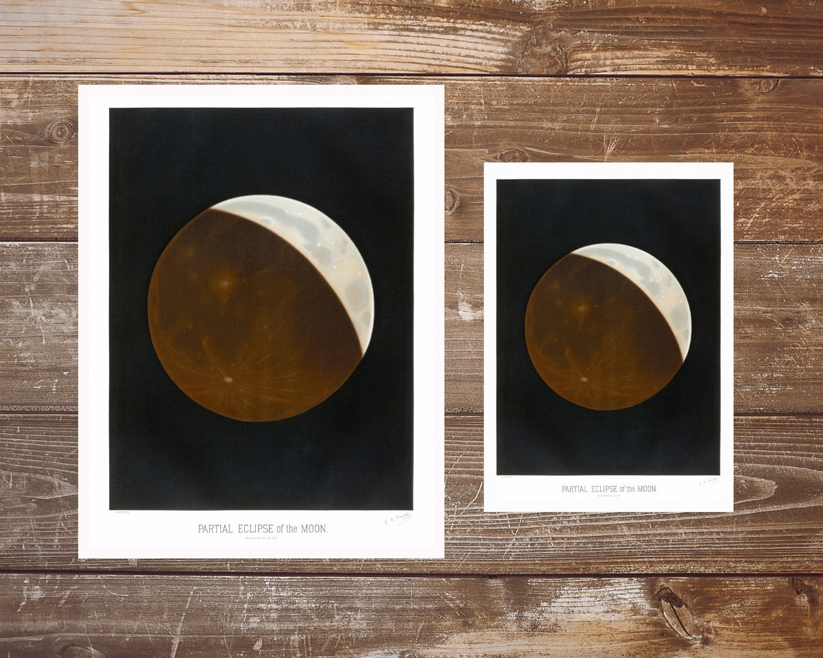 Partial eclipse of the moon: Observed October 24, 1874 | 1882