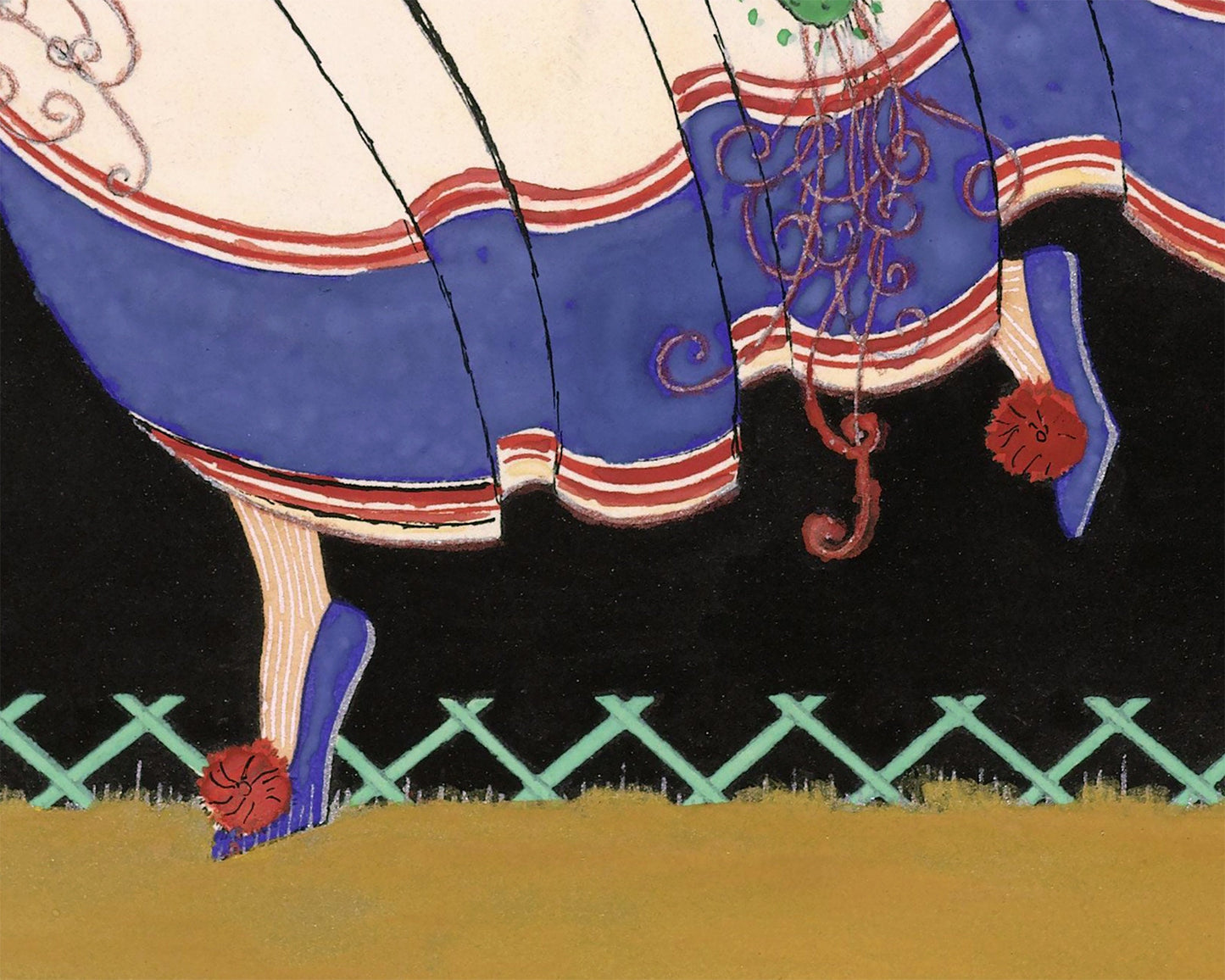 Girl in a Wide Dress | 1910