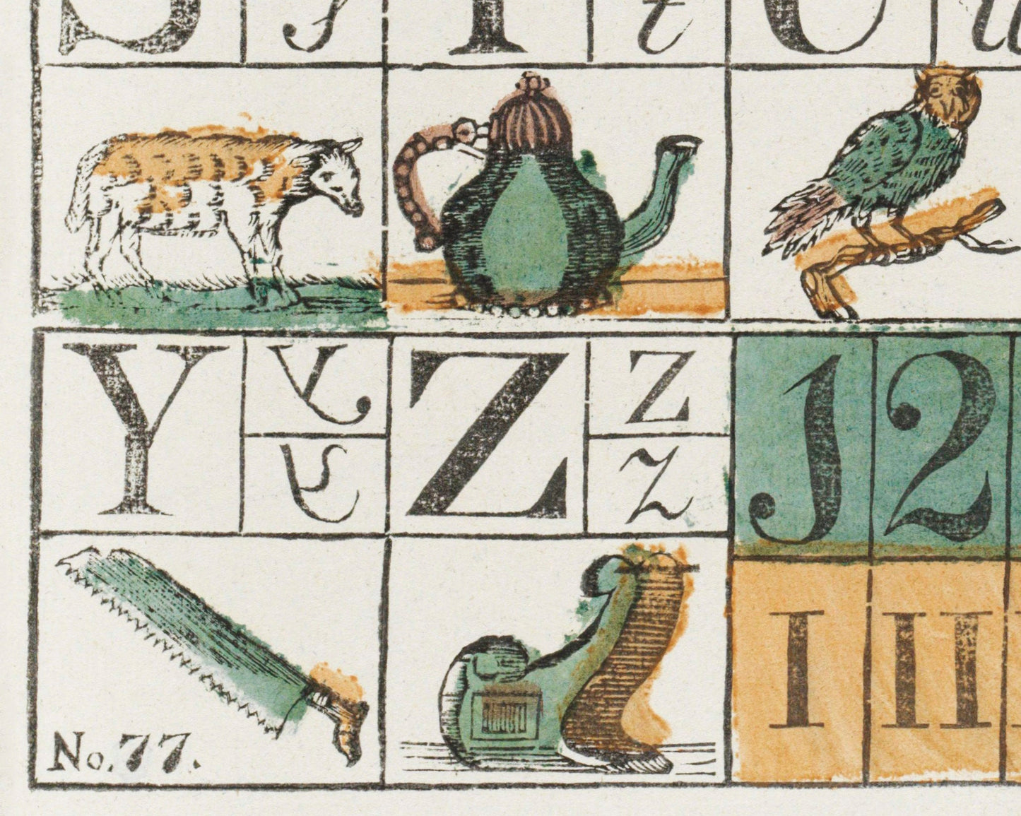 Alphabet and Numbers | 19th Century