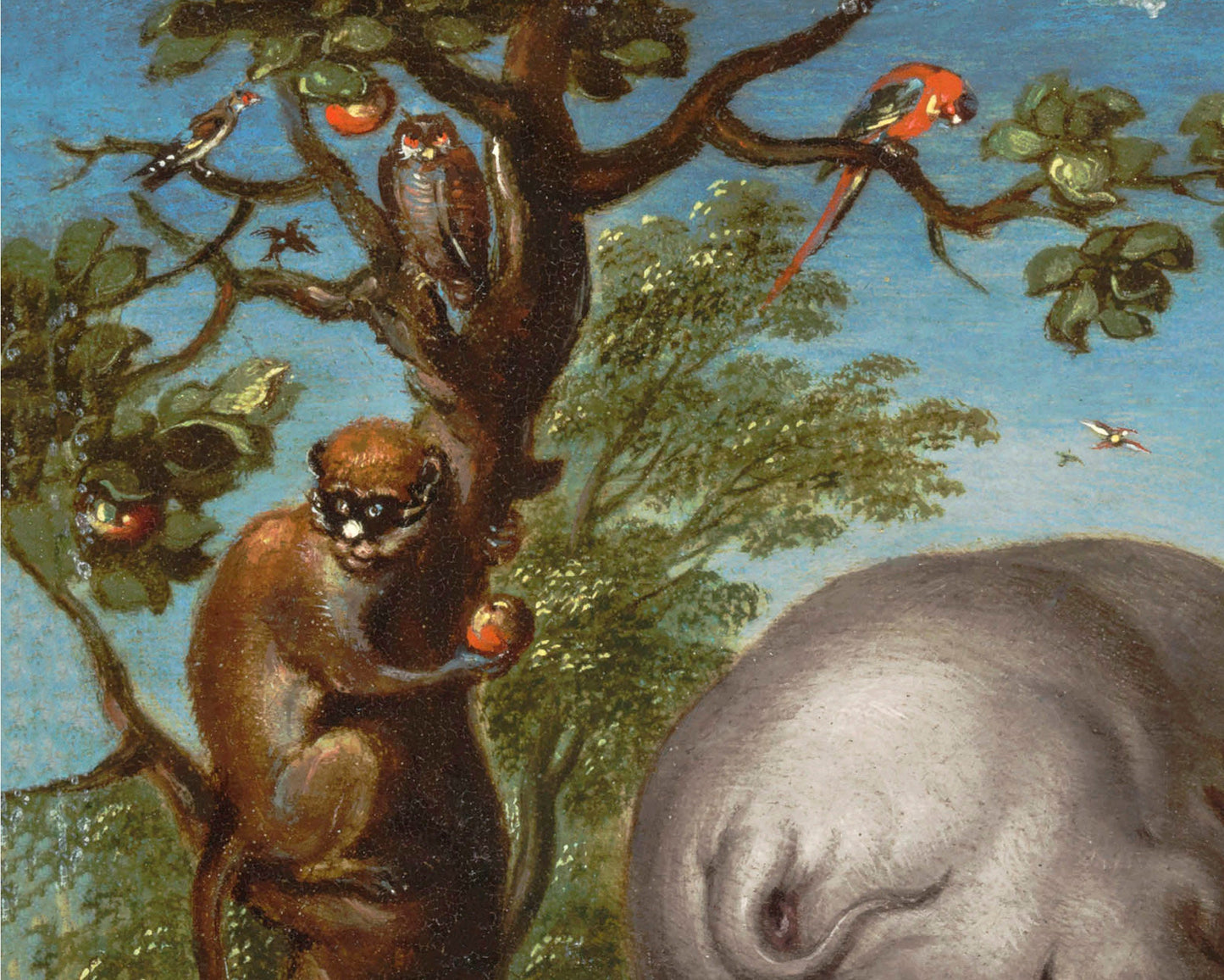 Battle of a Dragon and Elephant | 17th c.
