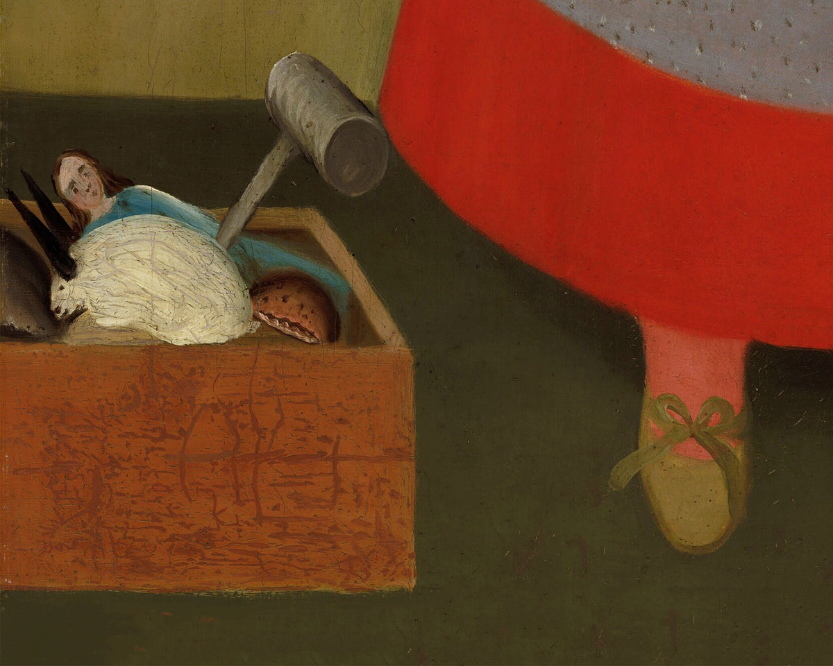 Portrait of a Girl with Toy Rooster | 19th Century