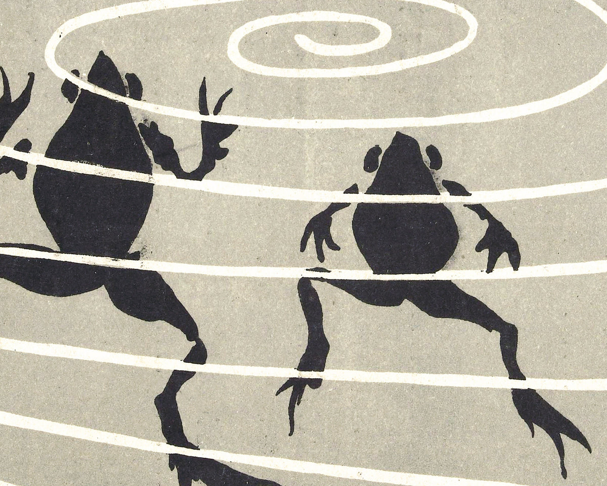 Three Frogs in a Pond | 1905