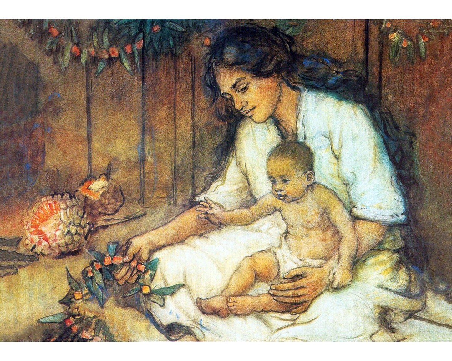Hawaiian Mother and Child | 1920