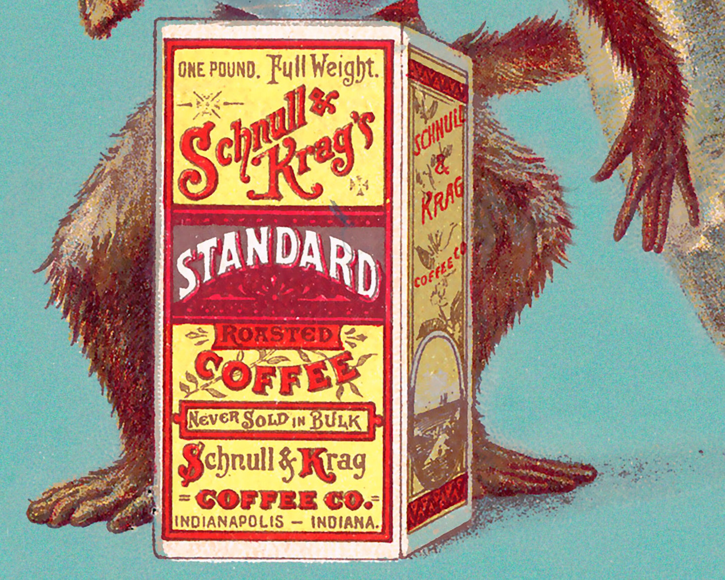 Monkey Coffee Ad | 19th century