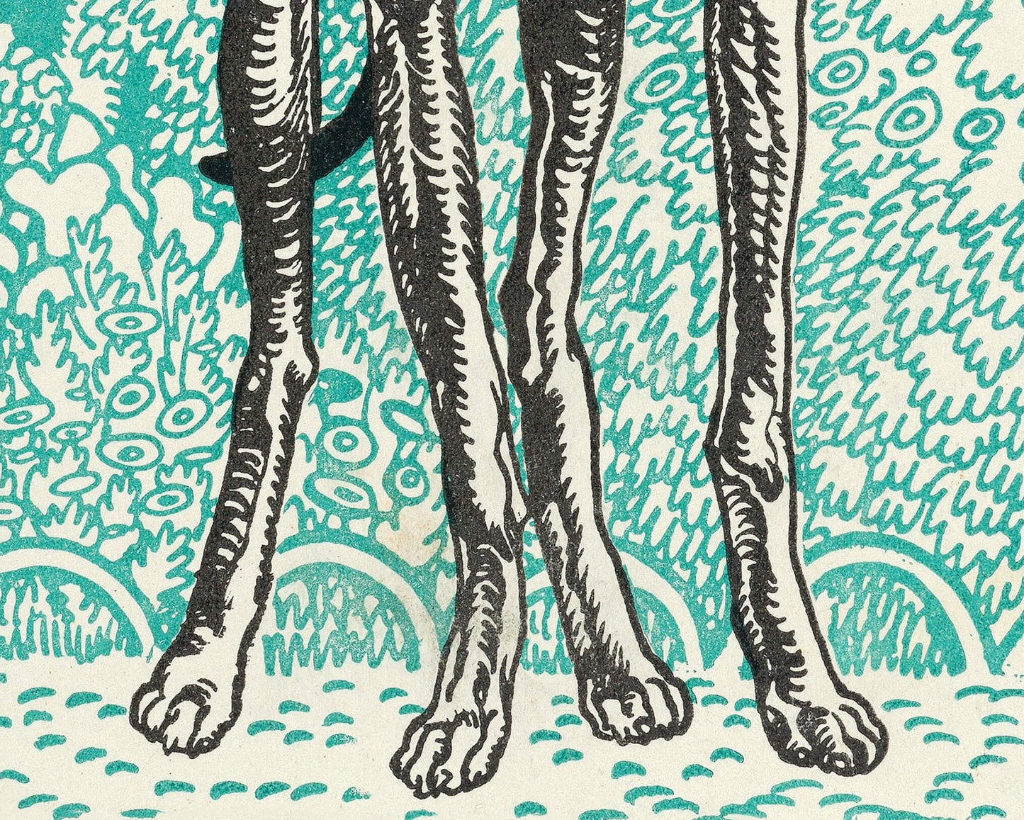 Greyhound on a path | Jung | 1912