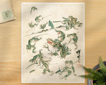 Battle of the Frogs | 19th Century