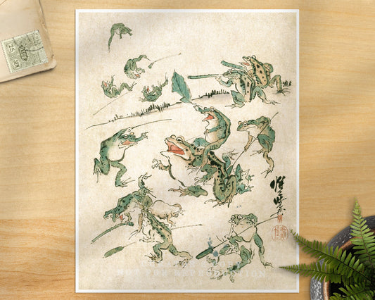 Battle of the Frogs | 19th Century