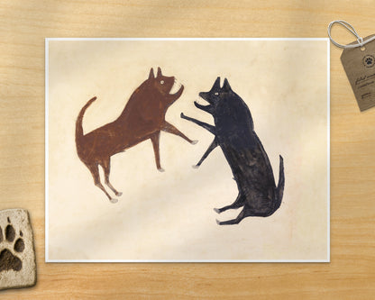 Two Dogs Fighting | 20th Century