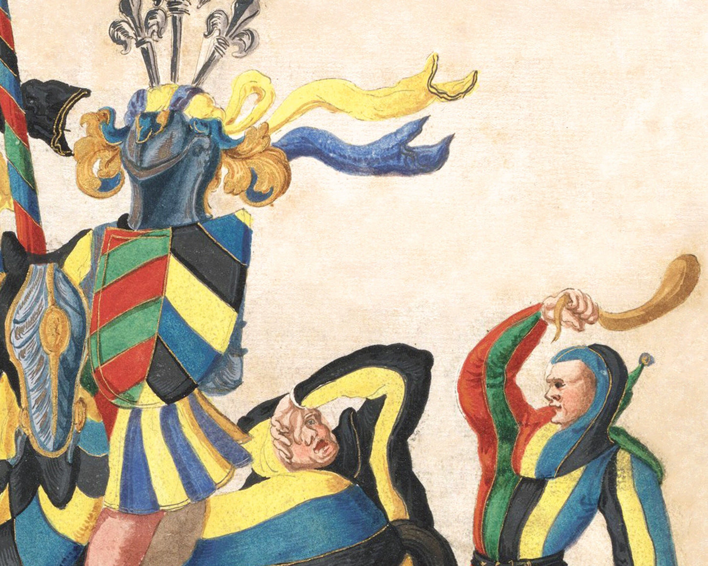 Gallant Knights | 16th c. | Antique Knight art print | Medieval armor | Renaissance art | Tournament & parades Nuremberg | 16th century art