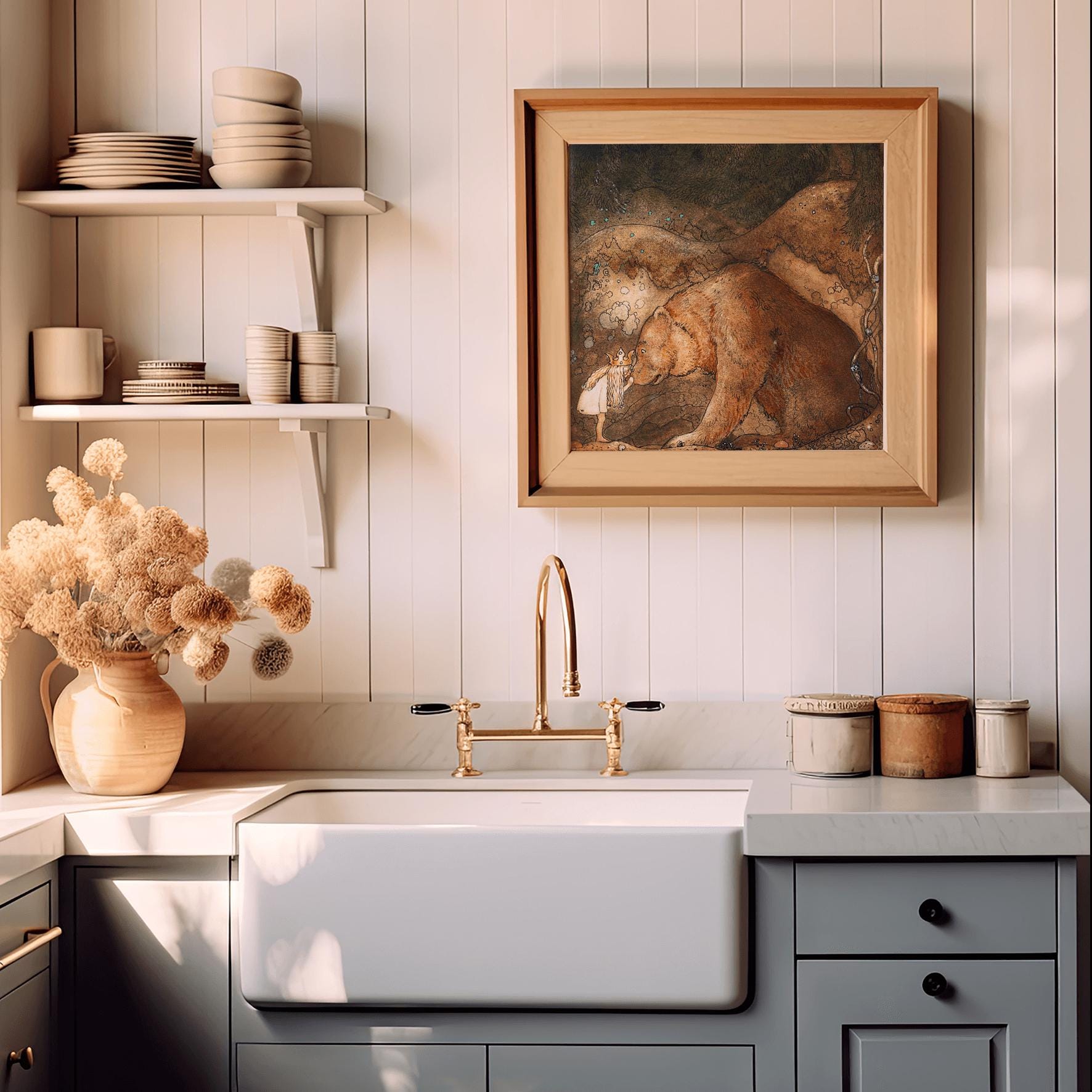 Princess Kissing a Bear | 1907