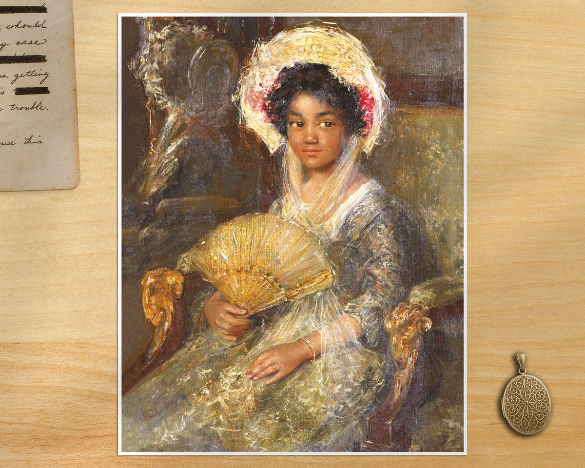 A Young Woman with a Fan | 1906