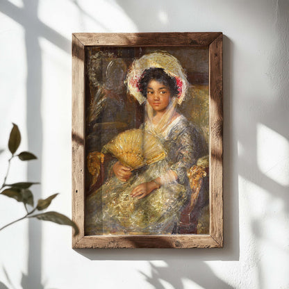 A Young Woman with a Fan | 1906
