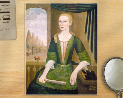 Young Lady with a Fan | 1737
