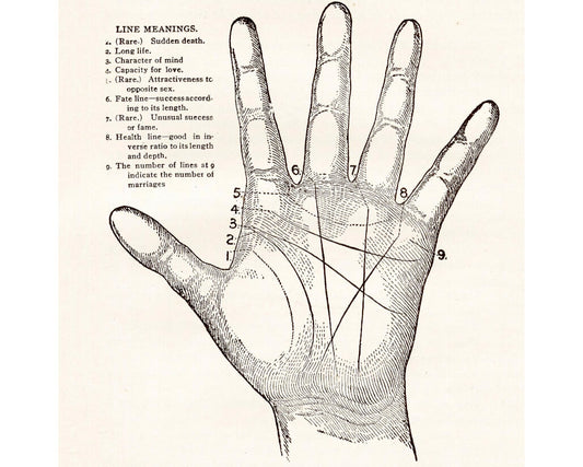 Character Line of the Hand | 1908
