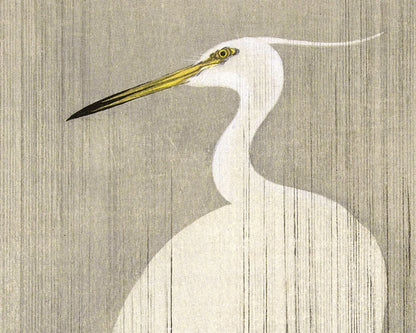 Egret in Grey Rain | 20th Century