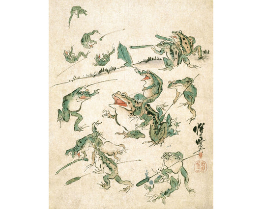 Battle of the Frogs | 19th Century