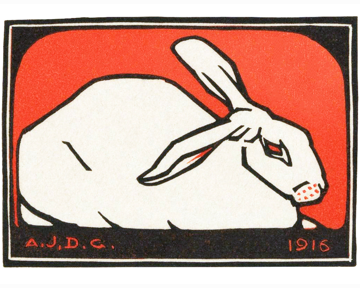 Lying rabbit | 1916