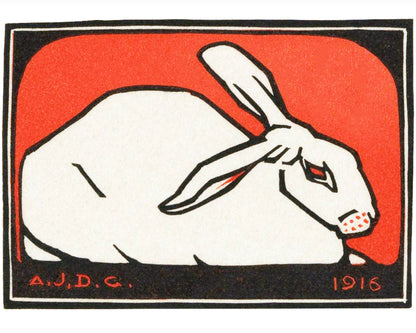 Lying rabbit | 1916