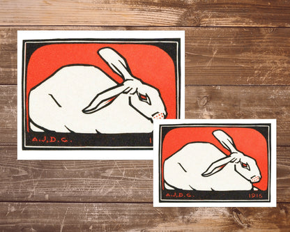 Lying rabbit | 1916