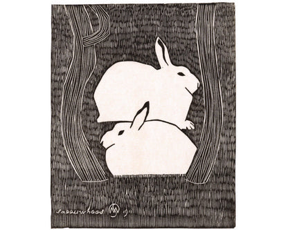 Two Snow hare | 1911