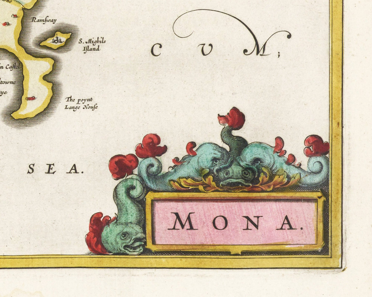 Isle of Man Map | 1665