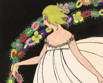 Girl in a Wide Dress | 1910