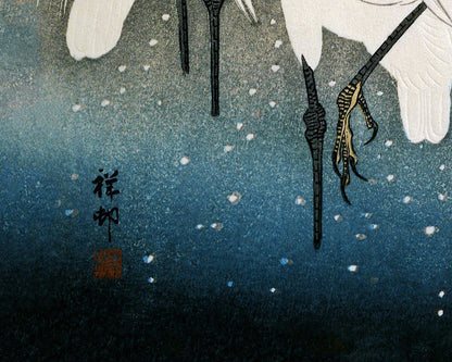Group of Egrets | 20th Century