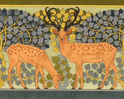 Swans and Sagittarius -  Butterflies and Leaves - Deer and Hinds | 1897