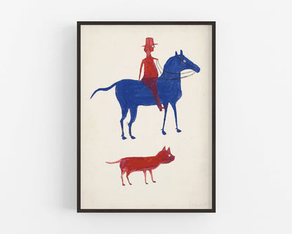 Red Man on a Blue Horse | 20th Century
