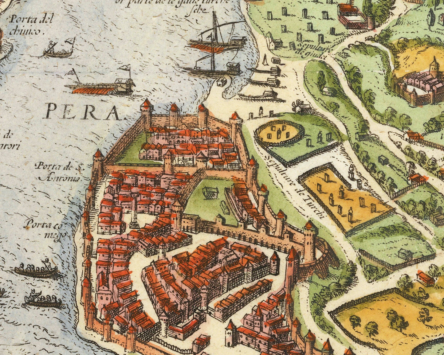 Map of Constantinople | 1660