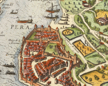 Map of Constantinople | 1660