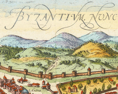 Map of Constantinople | 1660
