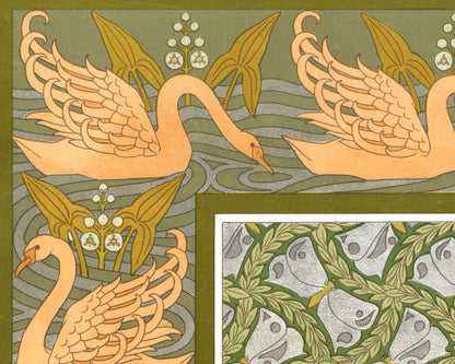 Swans and Sagittarius -  Butterflies and Leaves - Deer and Hinds | 1897