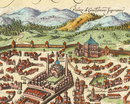 Map of Constantinople | 1660
