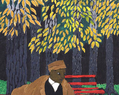 Man on a Bench | 1946