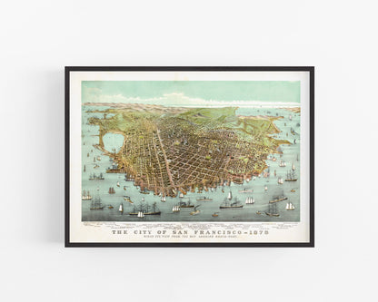 Map of San Francisco | 1878