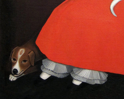 Girl in a Red Dress | 1830