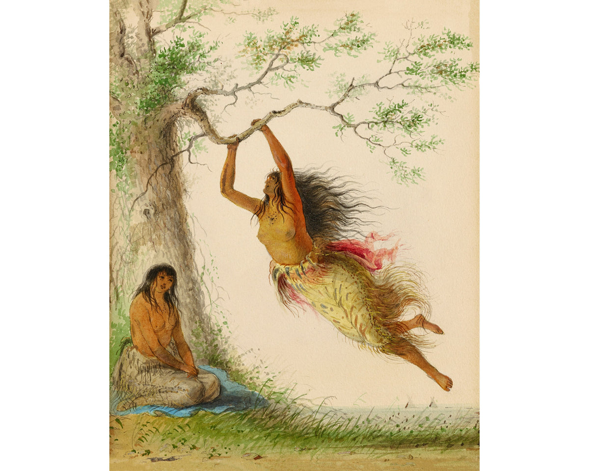 Indian Girls Swinging | 1860