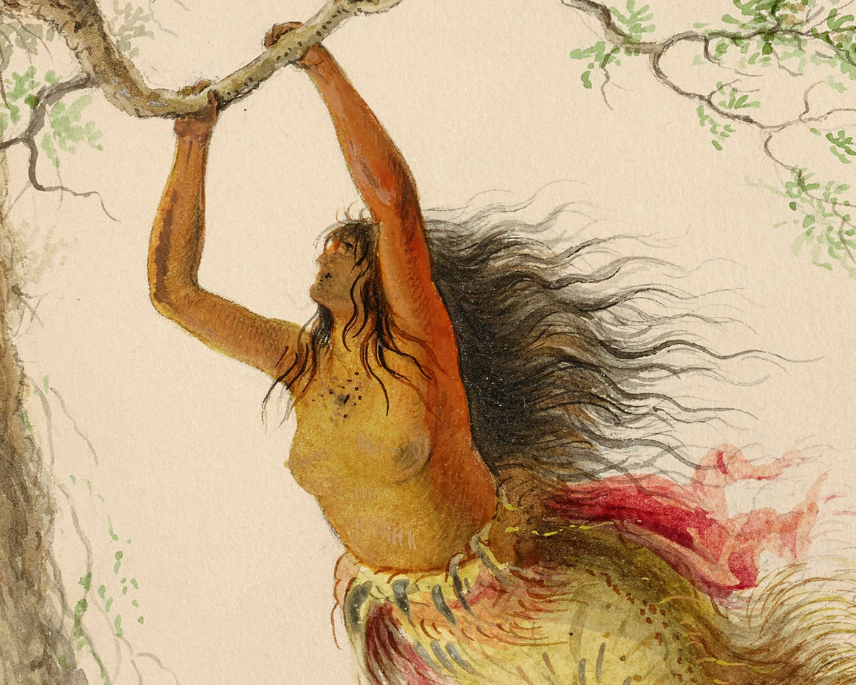 Indian Girls Swinging | 1860