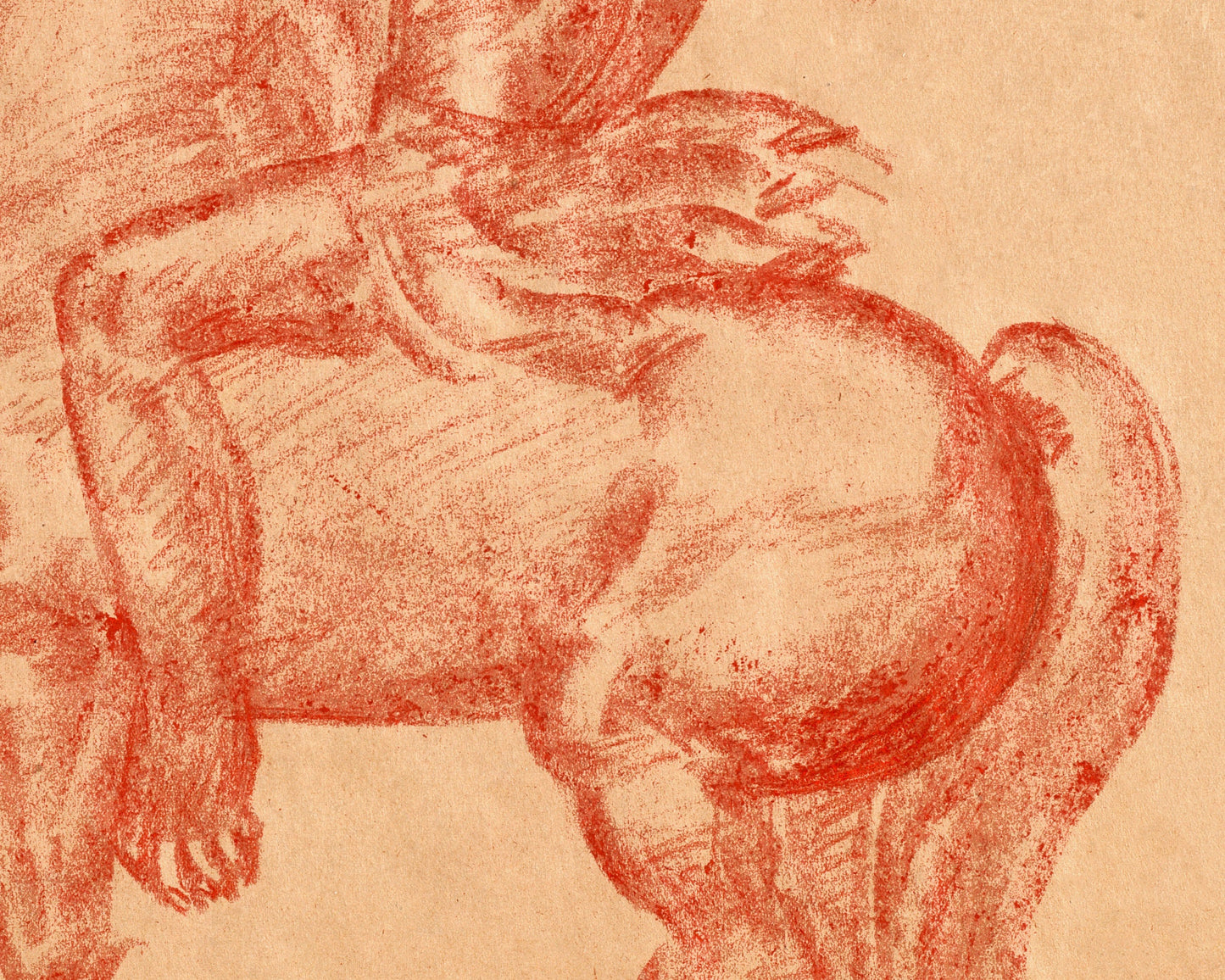 Native American on Horseback drawing | 19th century