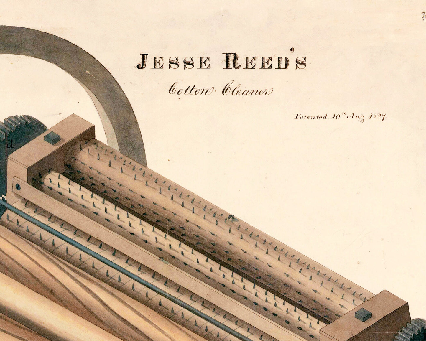 Cotton Cleaner Patent | 1827