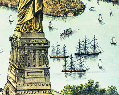 The Great Bartholdi Statue, Liberty Enlightening the World | 1885