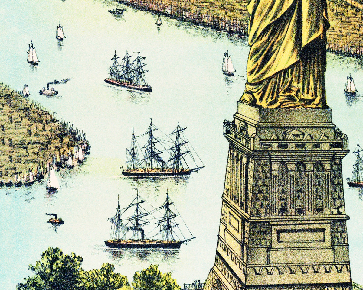 The Great Bartholdi Statue, Liberty Enlightening the World | 1885