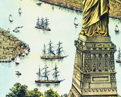 The Great Bartholdi Statue, Liberty Enlightening the World | 1885