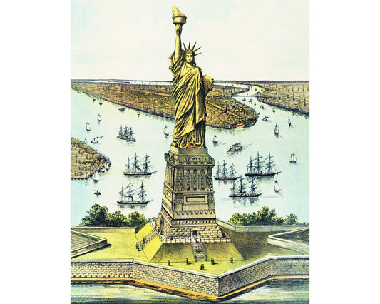 The Great Bartholdi Statue, Liberty Enlightening the World | 1885