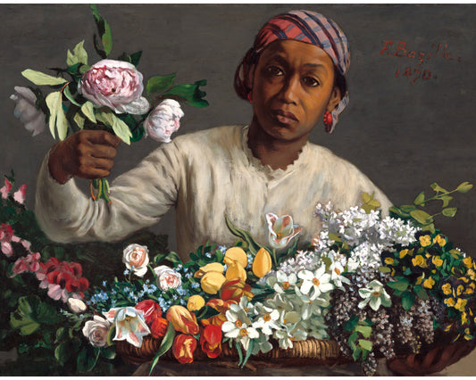 Young Woman with Peonies | 1870