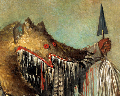 Medicine Man, Performing His Mysteries over a Dying Man | 1832