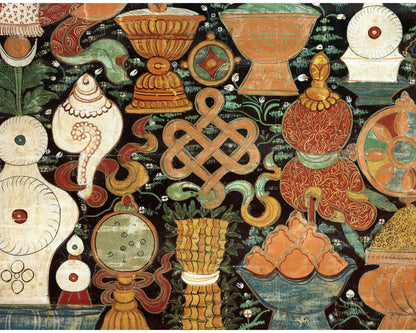 Tibetan Ryan Tshogs banner scroll