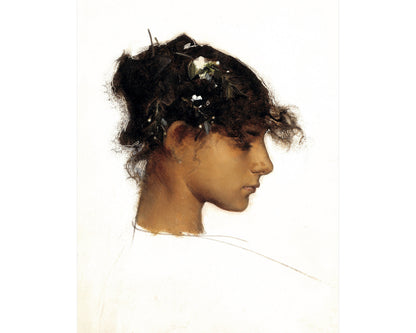 Rosina Ferrara, Head of a Capri Girl | 1878